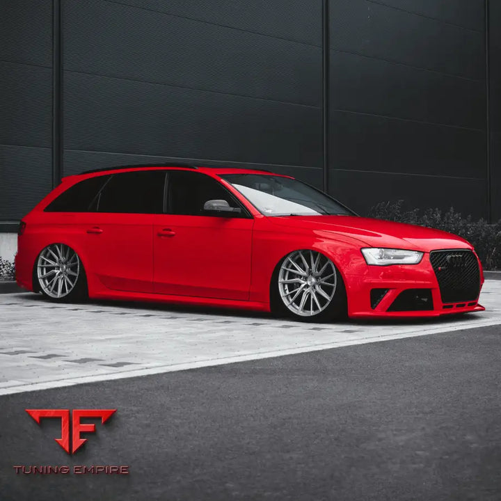 AUDI RS4 WAGON B8 VOSSEN HF-4T SATIN SILVER WHEELS