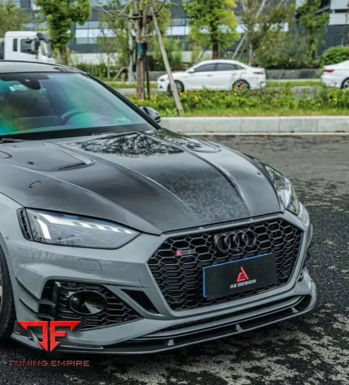 AUDI RS5 B9.5 2020-2025 AE DESIGN V1 FRONT LIP SPLITTER - Front Lip