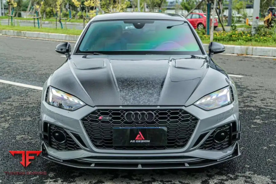 AUDI RS5 B9.5 2020-2025 AE DESIGN V1 FRONT LIP SPLITTER - Front Lip