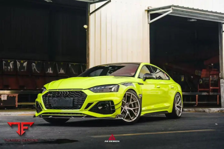 AUDI RS5 B9.5 2020-2025 AE DESIGN V2 FRONT LIP SPLITTER - Front Lip