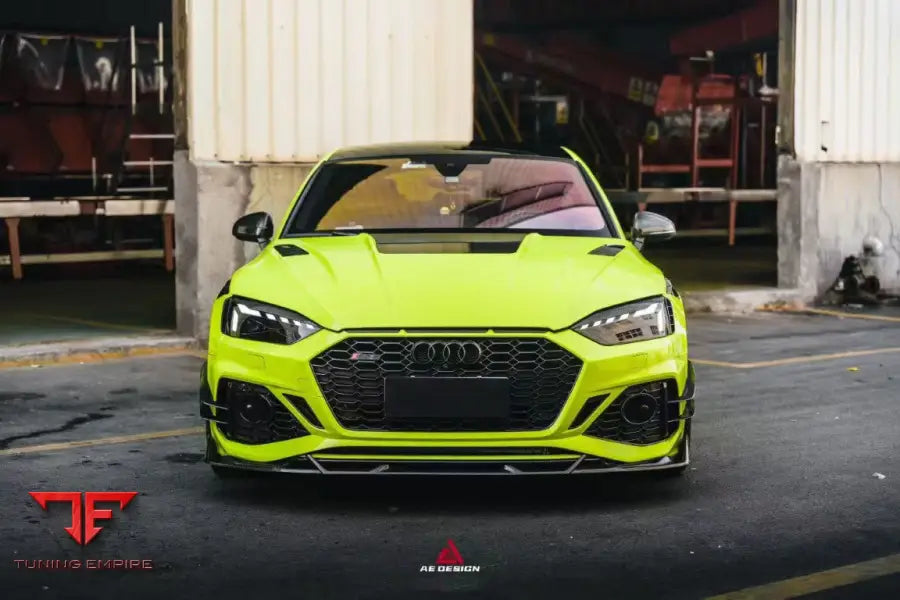 AUDI RS5 B9.5 2020-2025 AE DESIGN V2 FRONT LIP SPLITTER - Front Lip