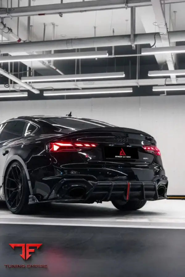 AUDI RS5 B9.5 2020-2025 AE DESIGN V2 REAR DIFFUSER & CANARDS - Rear Diffuser