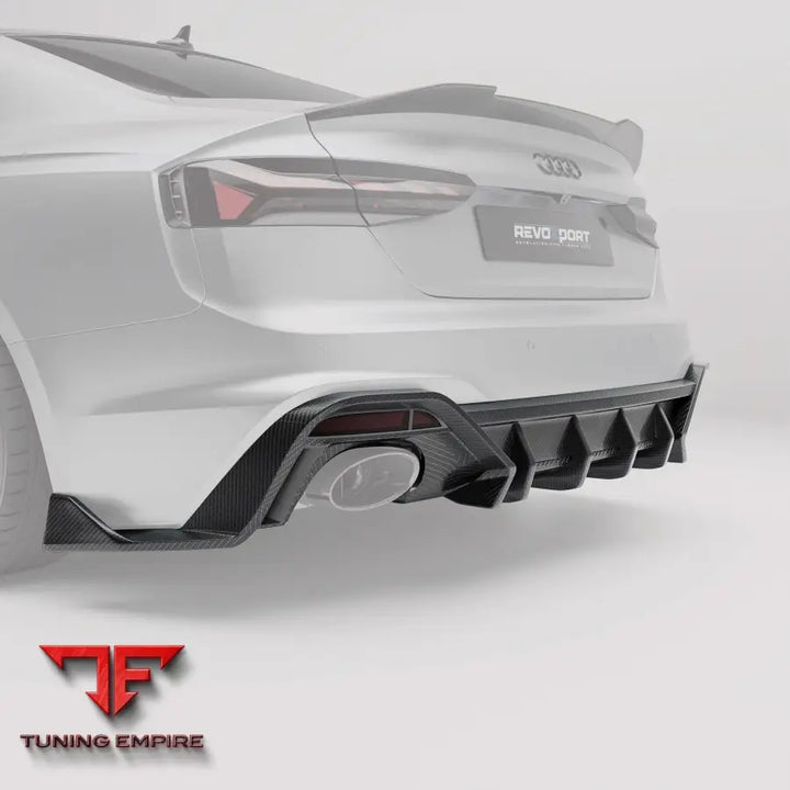 AUDI RS5 B9.5 COUPE CARBON FIBER REAR DIFFUSER - Body Kit