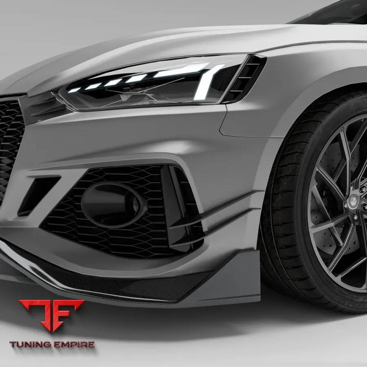 AUDI RS5 B9.5 FACELIFT SPORTBACK CARBON FIBER CANARDS - Body Kit