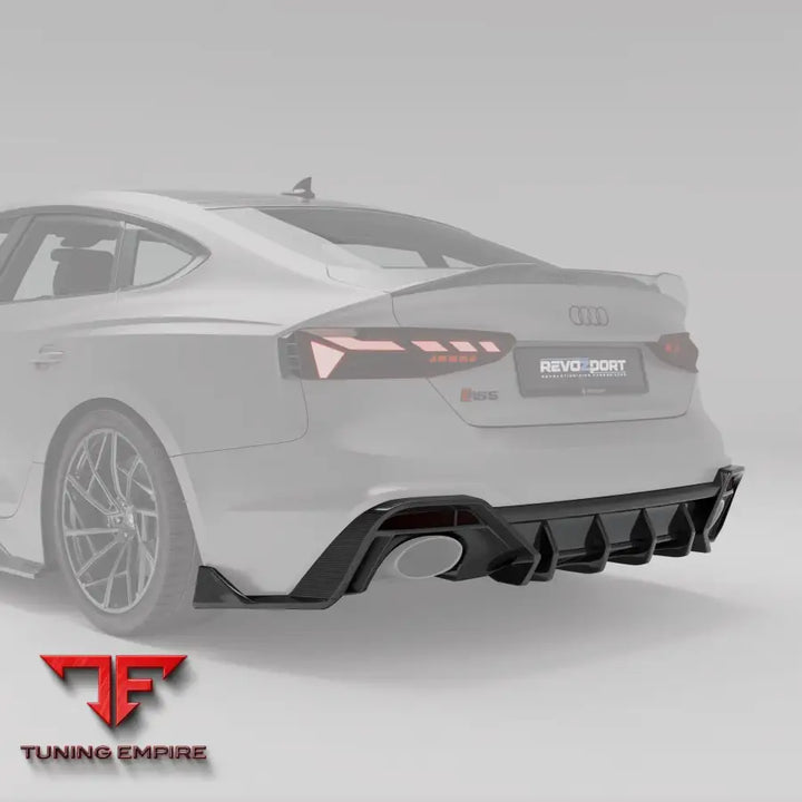 AUDI RS5 B9.5 FACELIFT SPORTBACK CARBON FIBER REAR DIFFUSER - Body Kit