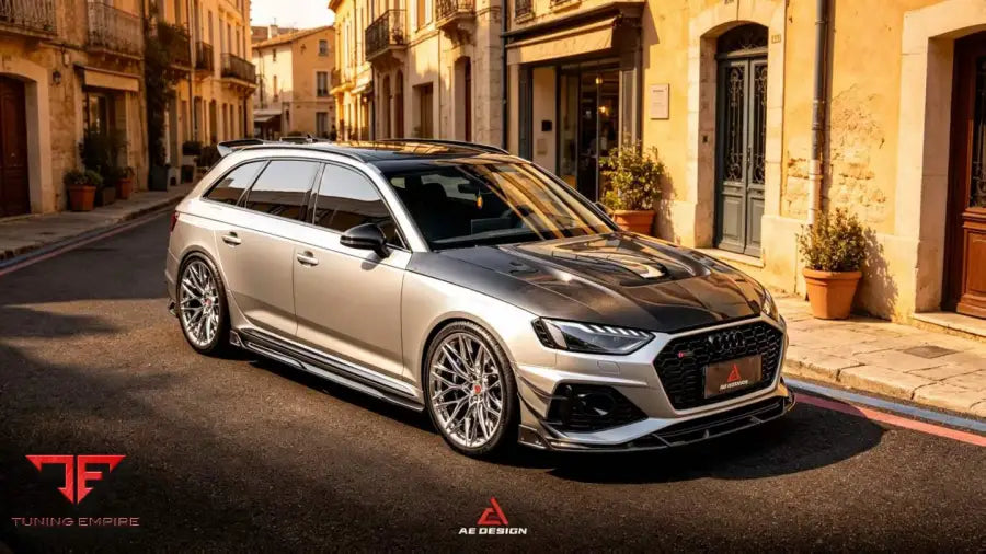 AUDI RS5 S5 A5 B9 B9.5 2017-EARLY 2025 ART VENTED TRANSPARENT GLASS V2 HOOD - Hood