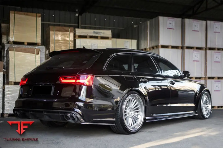 Audi Rs6 Avant Mn Style Carbon Fiber Rear Cap Splliter