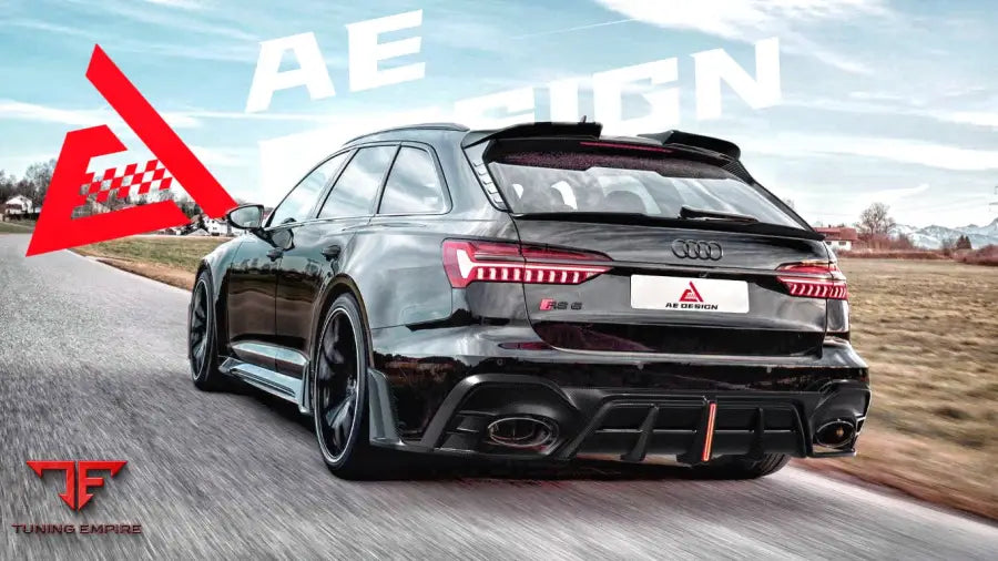 Audi RS6 C8 AE Design carbon roof spoiler