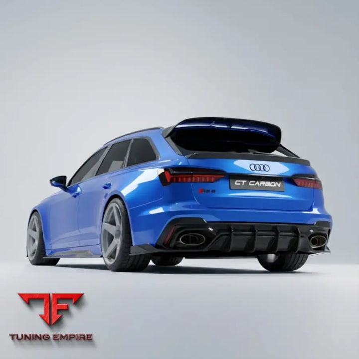 AUDI RS6 C8 AVANT CARBON FIBRE MIDDLE SPOILER - CT CARBON