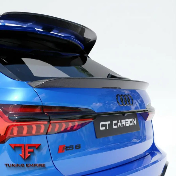 AUDI RS6 C8 AVANT CARBON FIBRE MIDDLE SPOILER - CT CARBON