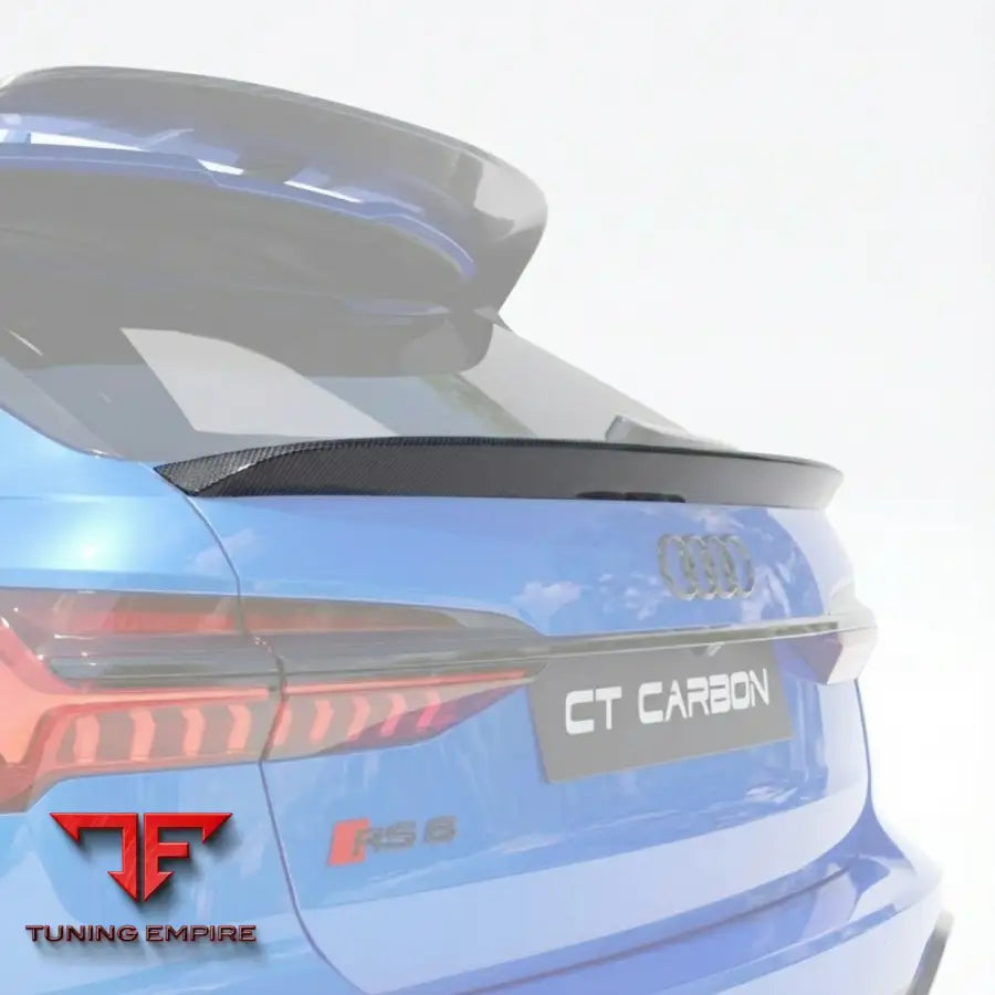 AUDI RS6 C8 AVANT CARBON FIBRE MIDDLE SPOILER - CT CARBON