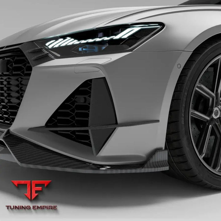 AUDI RS6 C8 CARBON FIBER CANARDS - Body Kit