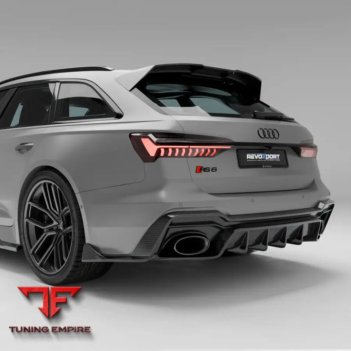 AUDI RS6 C8 CARBON FIBER REAR DIFFUSER - Body Kit
