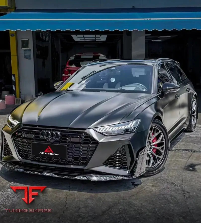 Audi RS6 C8 carbon front lip