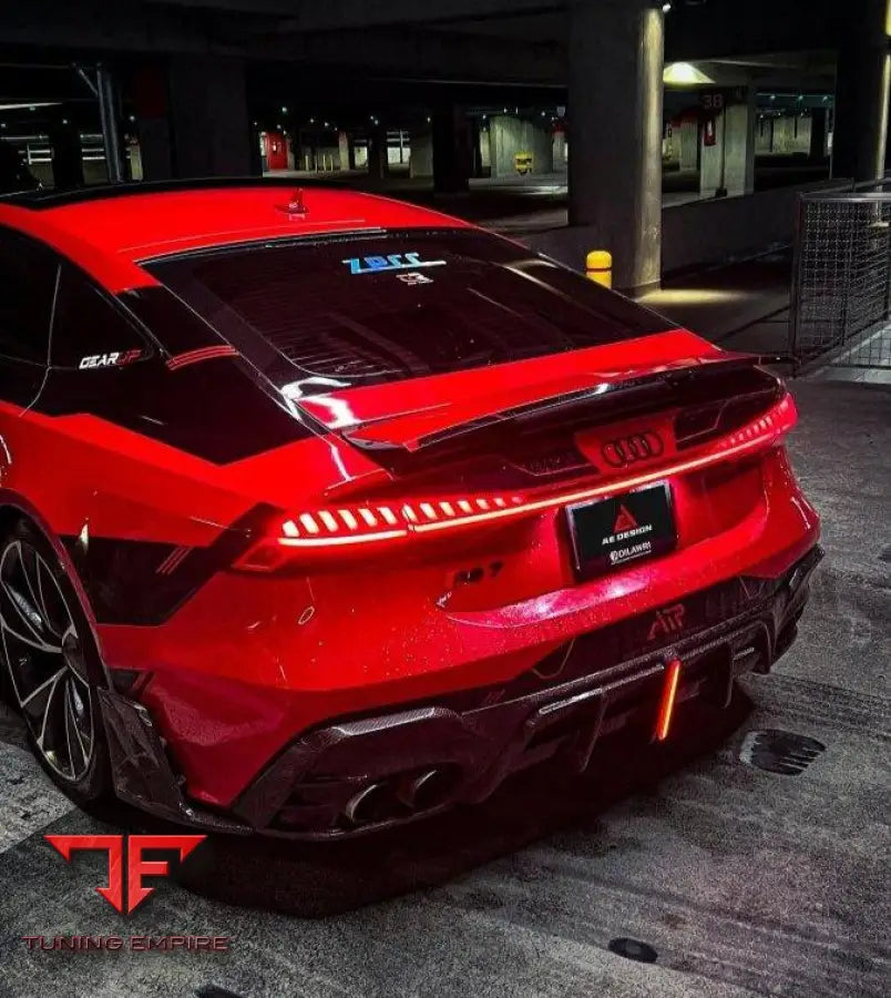 Audi RS6 C8 carbon rear diffuser