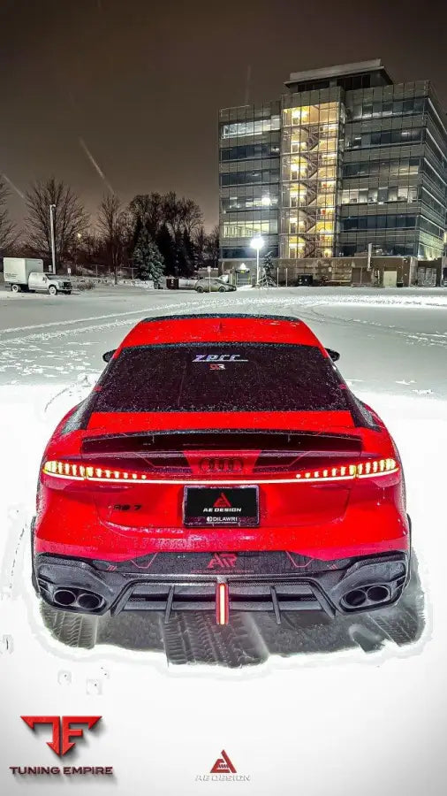 AUDI RS6 C8 & RS7 C8 2020-ON AE REAR DIFFUSER & REAR CANARDS - Rear Diffuser