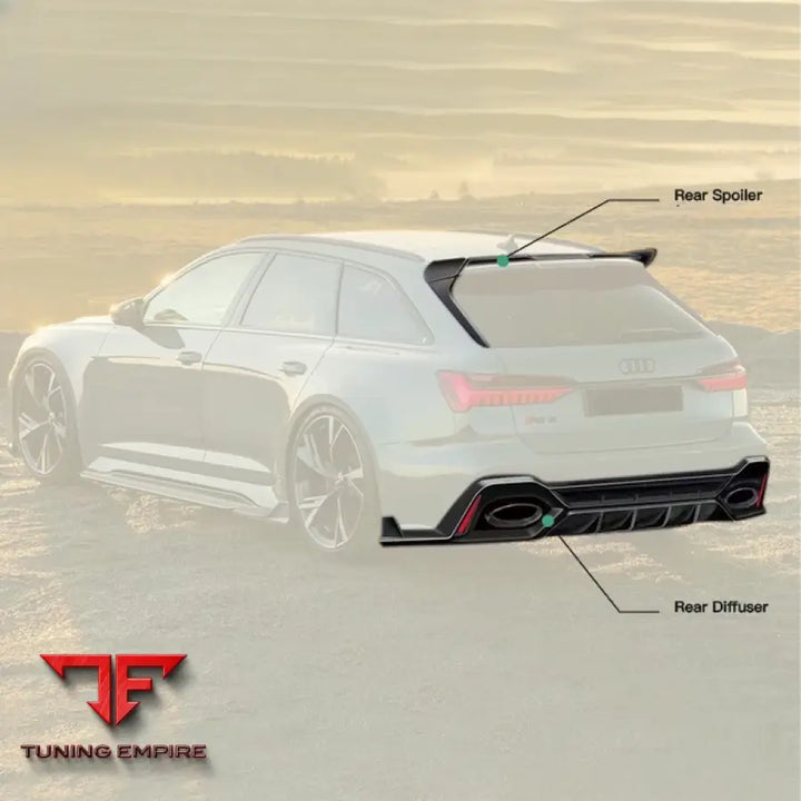 AUDI RS6 DRY CARBON FIBER BODY KIT PARTS