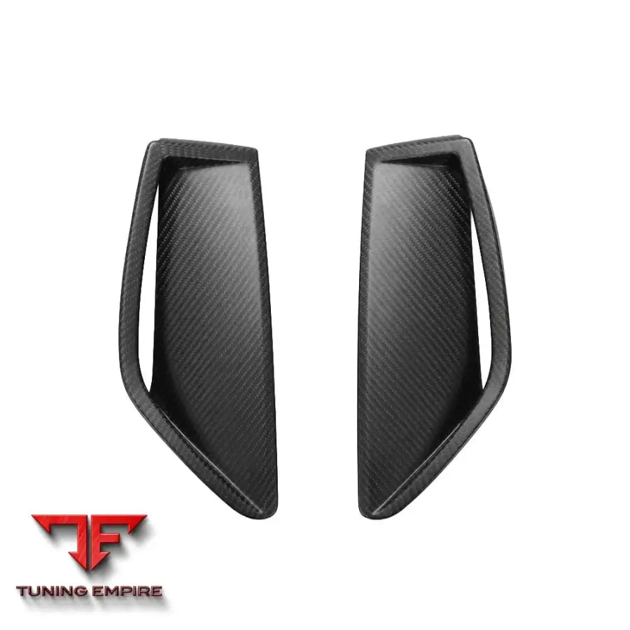 AUDI RS6/RS7 C8 2019+ AVANT CARBON FIBRE FRONT BUMPER VENT TRIM - CT CARBON