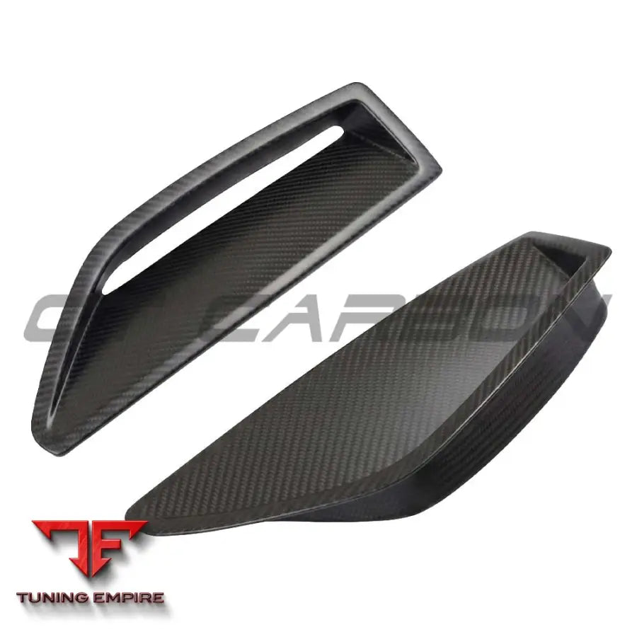 AUDI RS6/RS7 C8 2019+ AVANT CARBON FIBRE FRONT BUMPER VENT TRIM - CT CARBON