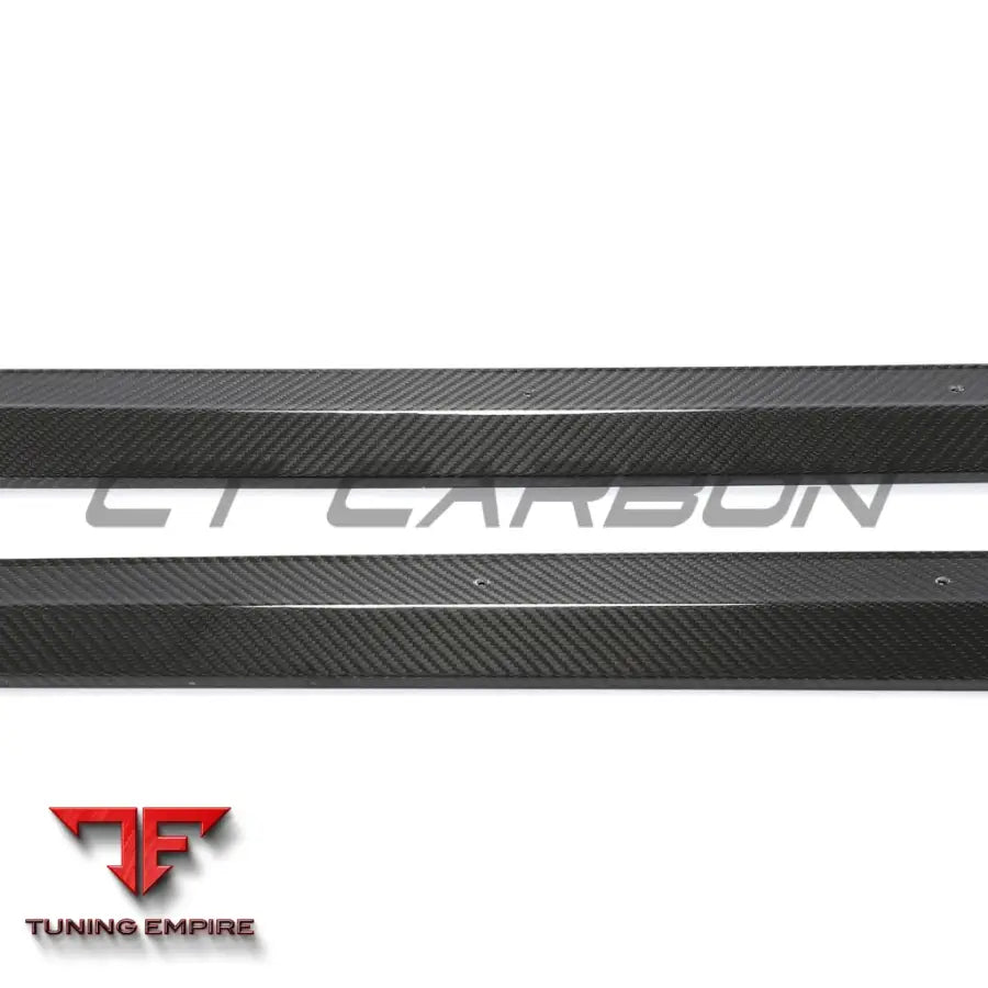AUDI RS6/RS7 C8 AVANT 2019+ CARBON FIBRE SIDE SKIRTS - V1 - CT CARBON