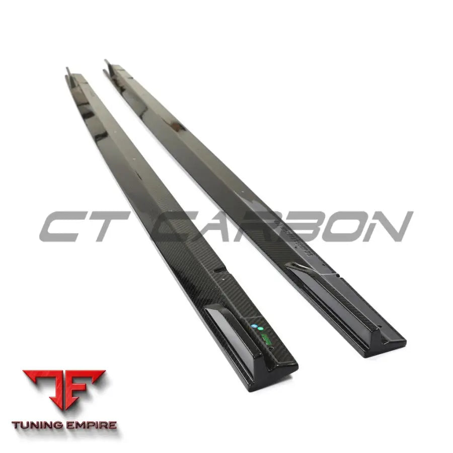 AUDI RS6/RS7 C8 AVANT 2019+ CARBON FIBRE SIDE SKIRTS - V1 - CT CARBON