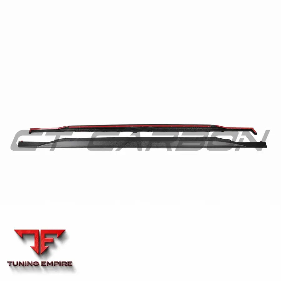 AUDI RS6/RS7 C8 AVANT CARBON FIBRE SIDE SKIRTS V2 - CT CARBON