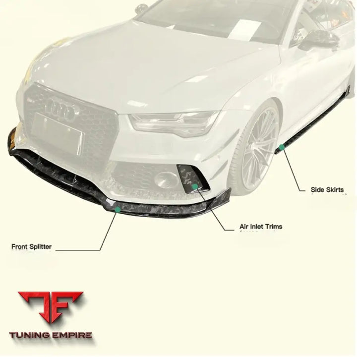 AUDI RS7 DRY CARBON FIBER BODY KIT PARTS