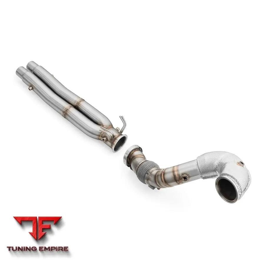 AUDI RSQ3 2.5 TFSI DOWNPIPE WITH HEAT SHIELD