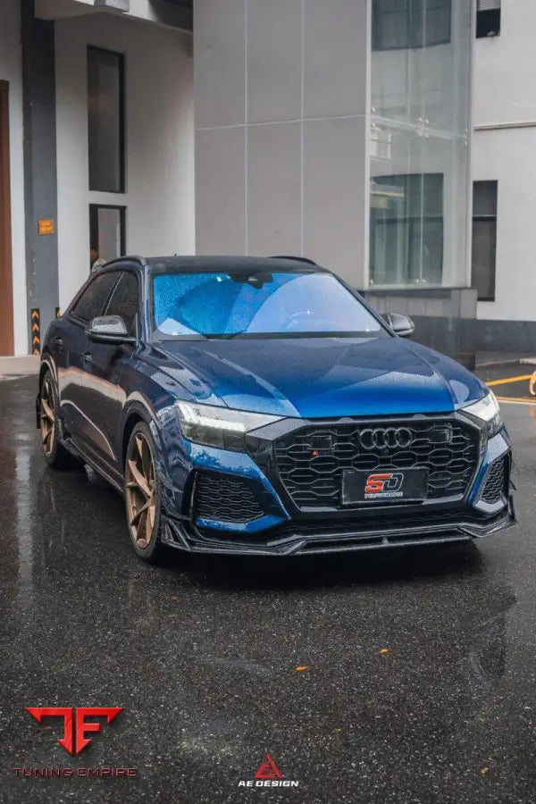 AUDI RSQ8 PRE-FACELIFT 2020-2024 AE STYLE FRONT BUMPER CANARDS - Body Trim