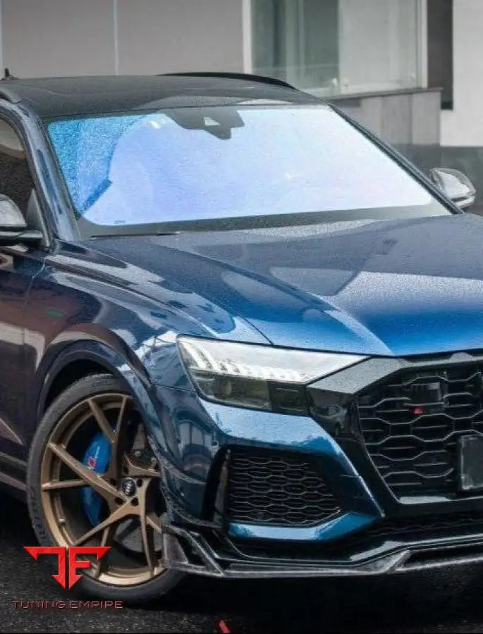 Audi RSQ8 carbon front bumper canards
