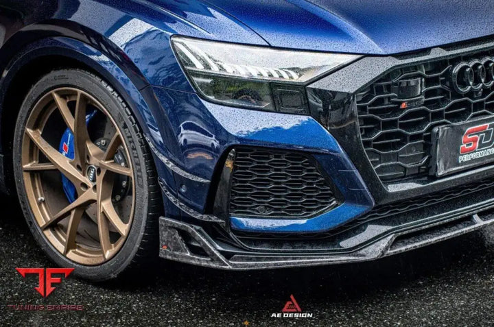 AUDI RSQ8 PRE-FACELIFT 2020-2024 AE STYLE FRONT BUMPER CANARDS - Body Trim
