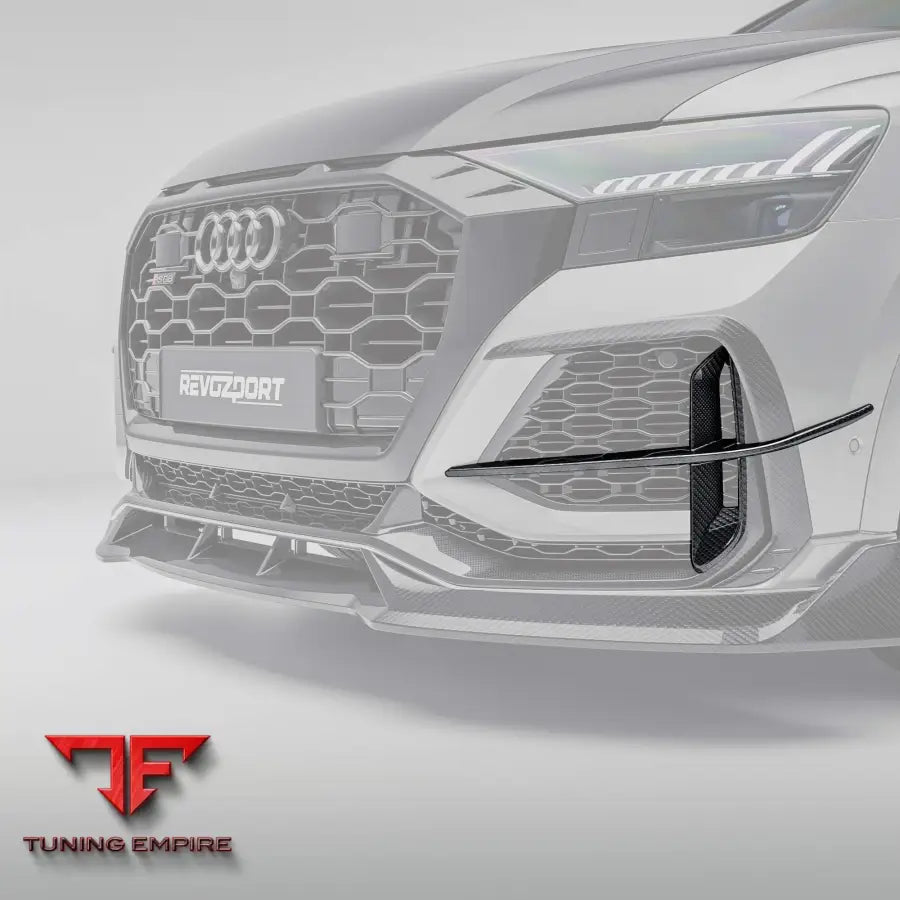 AUDI RSQ8 PRE-LCI CARBON FIBER FRONT CANARDS - Body Kit