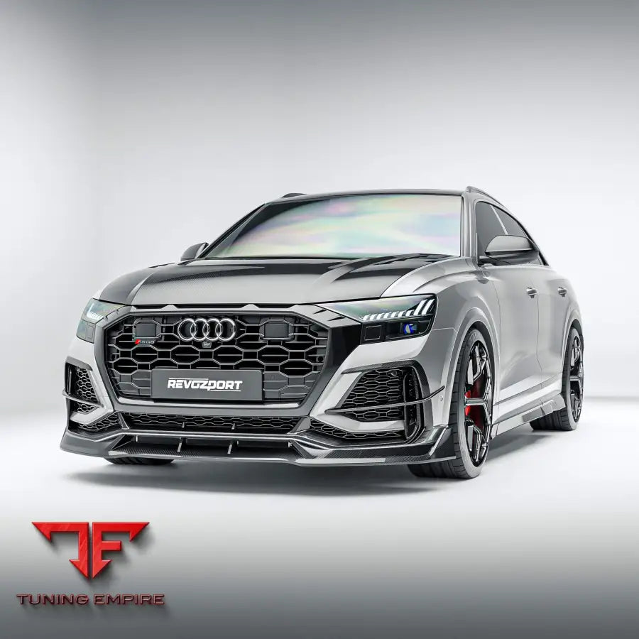 AUDI RSQ8 PRE-LCI CARBON FIBER FRONT LIP - Body Kit