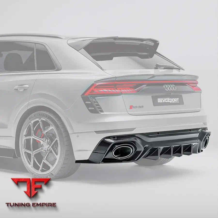 AUDI RSQ8 PRE-LCI CARBON FIBER REAR DIFFUSER