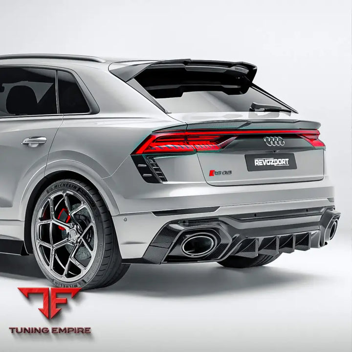 AUDI RSQ8 PRE-LCI CARBON FIBER REAR DIFFUSER