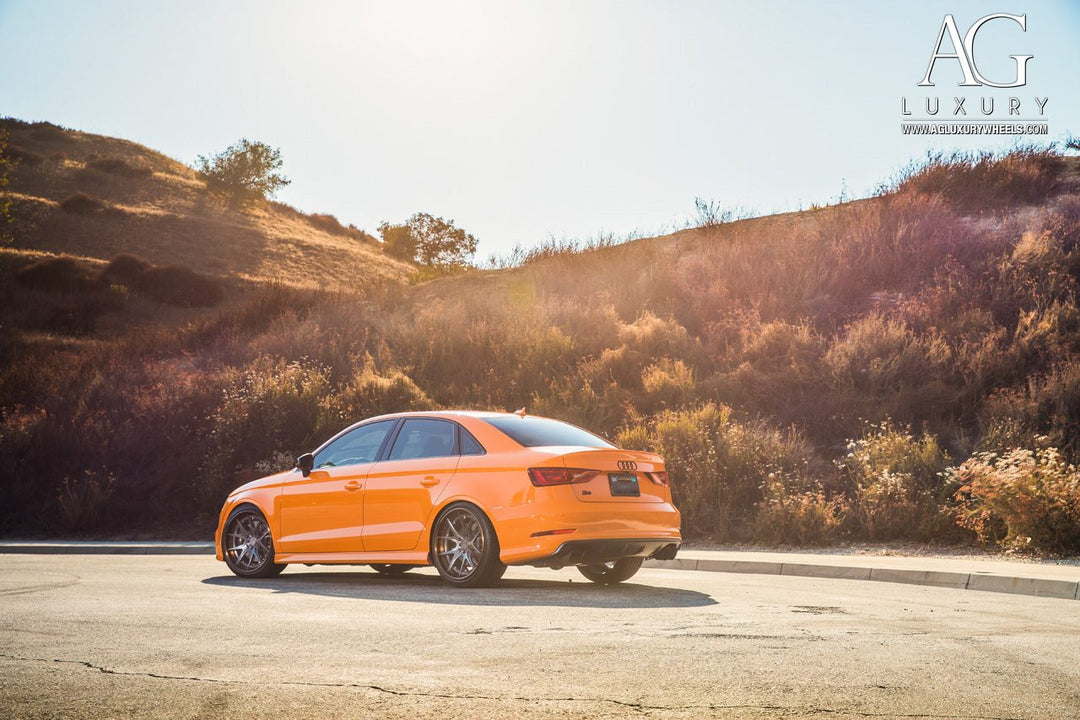 Audi S3 on custom forged wheels