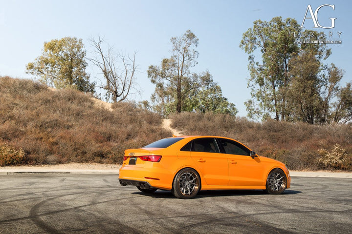 Audi S3 on custom forged wheels