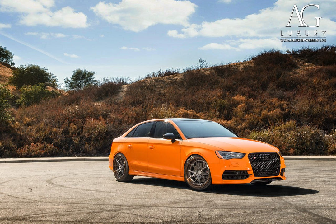 Audi S3 on custom forged wheels