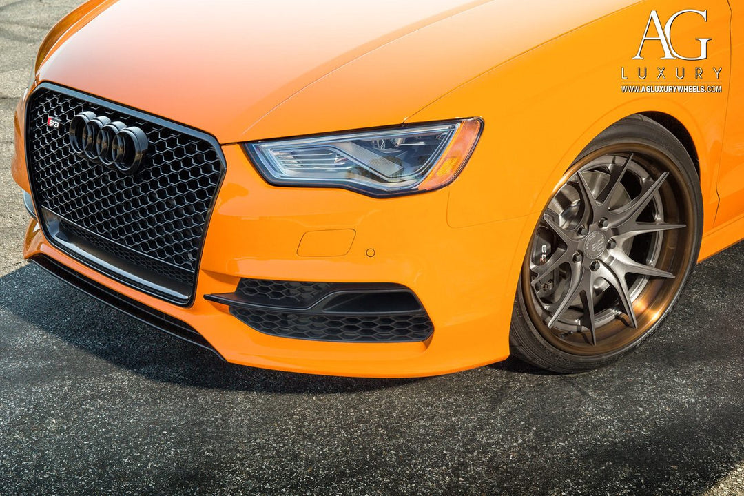 Audi S3 on custom forged wheels