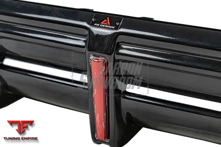 AUDI S4 / A4 B9.5 ABS AE / PLUSTIC REAR DIFFUSER & CANARDS - Rear Diffuser