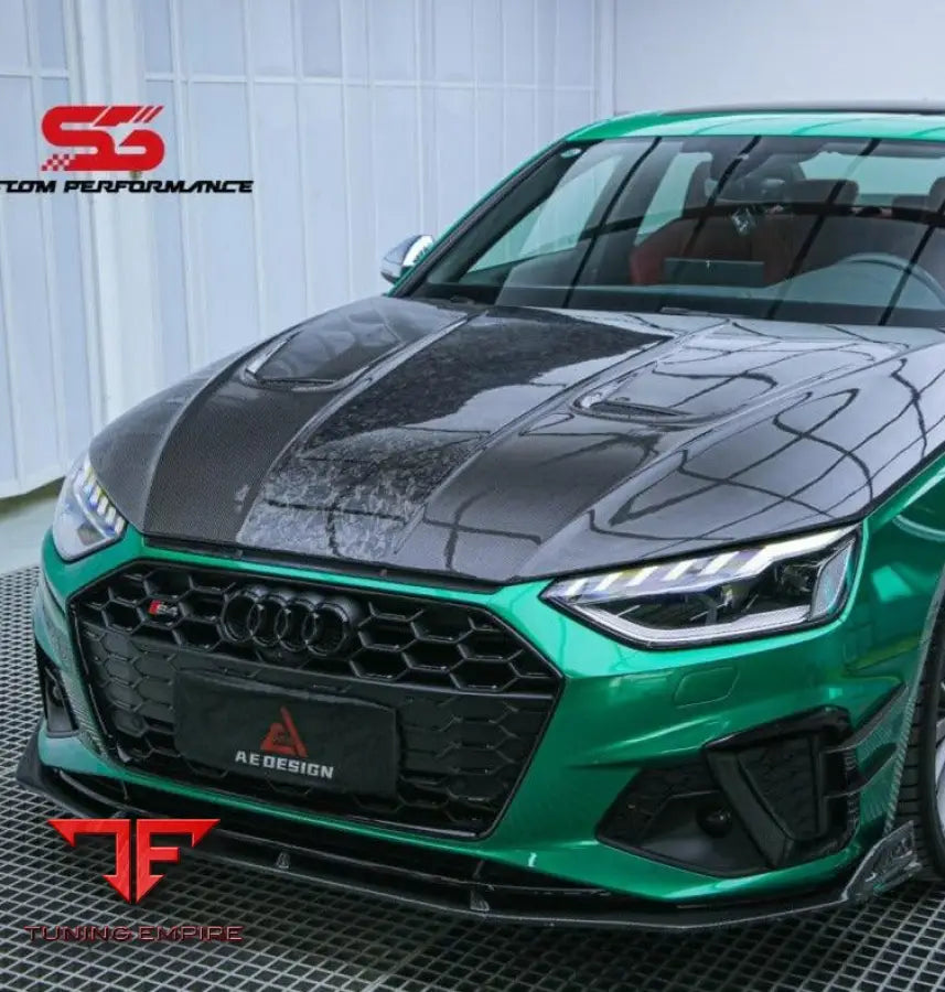 AUDI S4 / A4 S-LINE B9.5 2020-ON AE DESIGN FRONT LIP - Front Lip