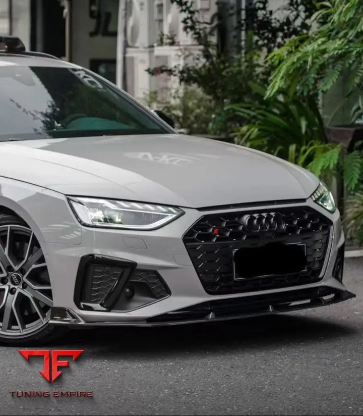 AUDI S4 / A4 S-LINE B9.5 2020-ON AE DESIGN FRONT LIP - Front Lip