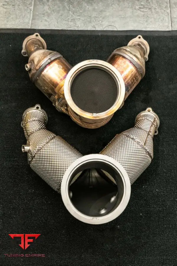 Audi S4 B9 AE Design sports downpipe