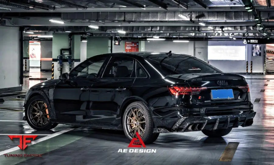 AUDI S4 B9.5 2020-ON AE DESIGN REAR DIFFUSER - Rear Diffuser