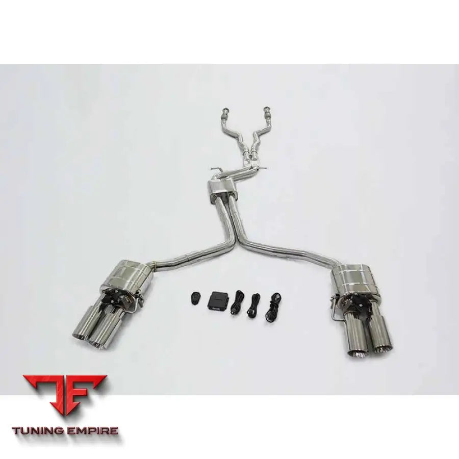 AUDI S4/S5 B8 4.2L STAINLESS STEEL RESONANT TUBE CATBACK EXHAUST