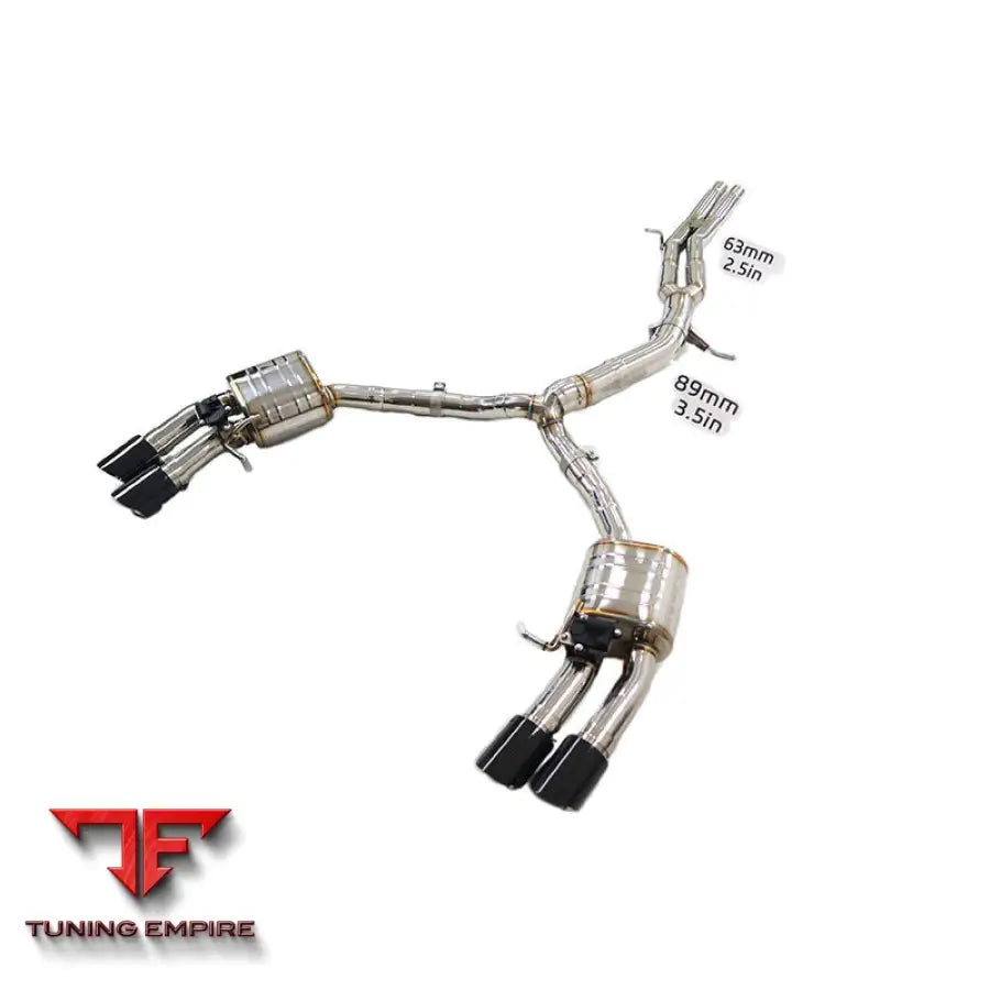 AUDI S4 S5 B9 3.0T CATBACK RAZOR EXHAUST SYSTEM WITH MUFFLER VALVE