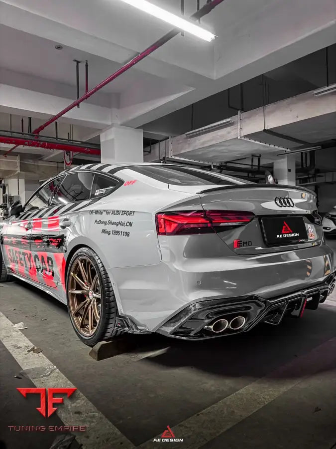 AUDI S5 A5 B9.5 2020-2025 AE REAR DIFFUSER & CANARDS V2