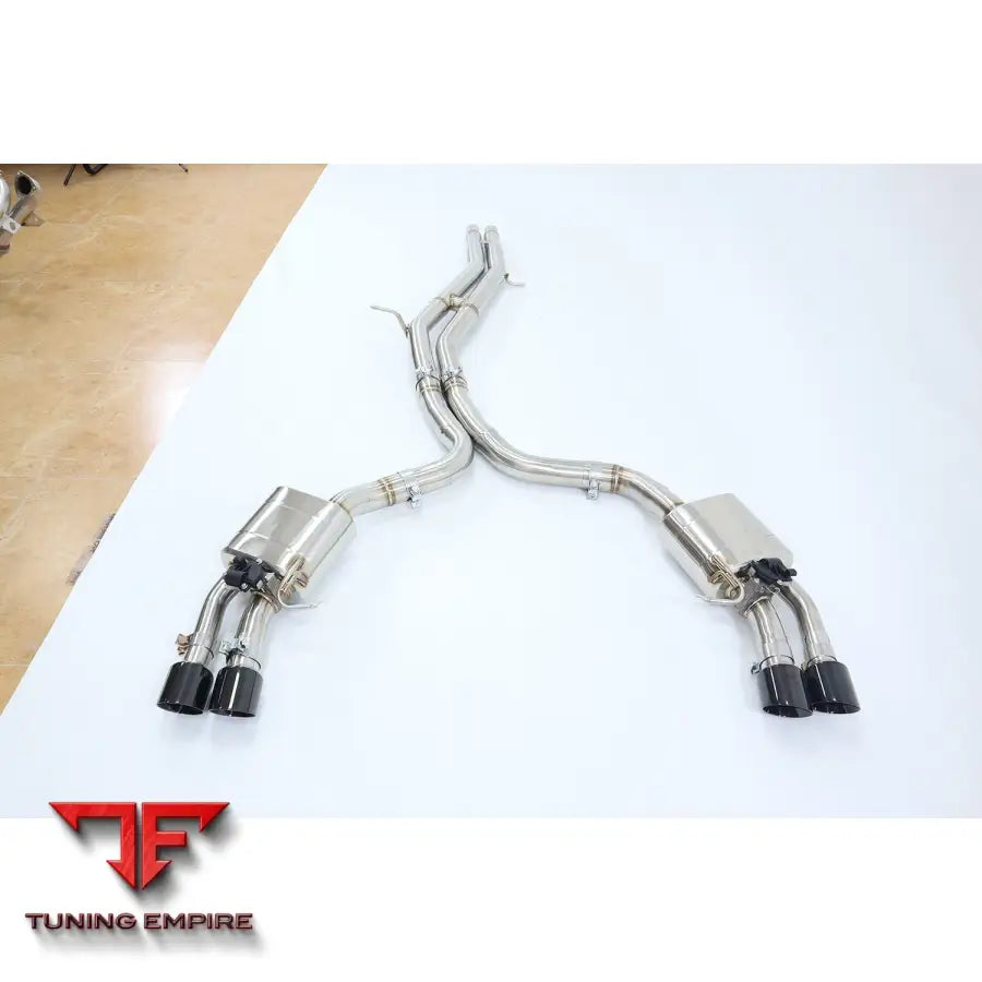 AUDI S5 B9 3.0T STAINLESS STEEL CATBACK RAZOR EXHAUST WITH MUFFLER VALVE