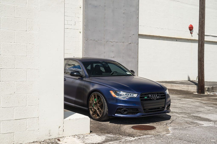 AUDI S6 on custom forged wheels