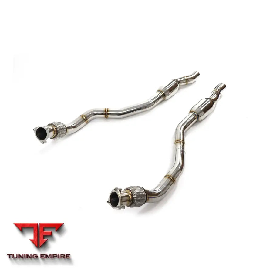 AUDI S6 S7 RS6 STAINLESS STEEL MIDDLE PIPES RAZOR EXHAUST SYSTEM